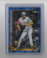 Mason Miller 2025 Topps Chrome Update Sapphire Edition #USC195 Padres Rookie Cup