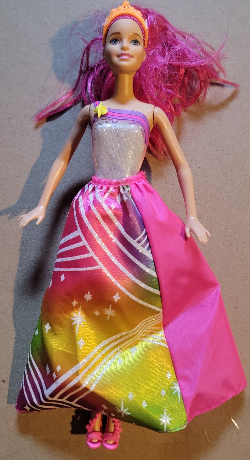 Barbie Dreamtopia Rainbow Cove Light Show Princess Doll No Box New Condition
