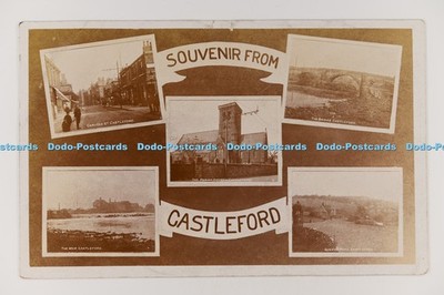 C033111 Souvenir aus Castleford. The Weir Castleford. Yorkshire. Bramley. Leeds
