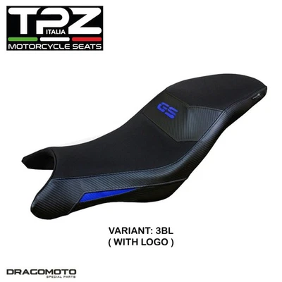 BMW G 310 GS 2017-2025 tapisserie Selle BG31GT-5BE-1 TPZ bleu CON LOGO - Photo 1/4