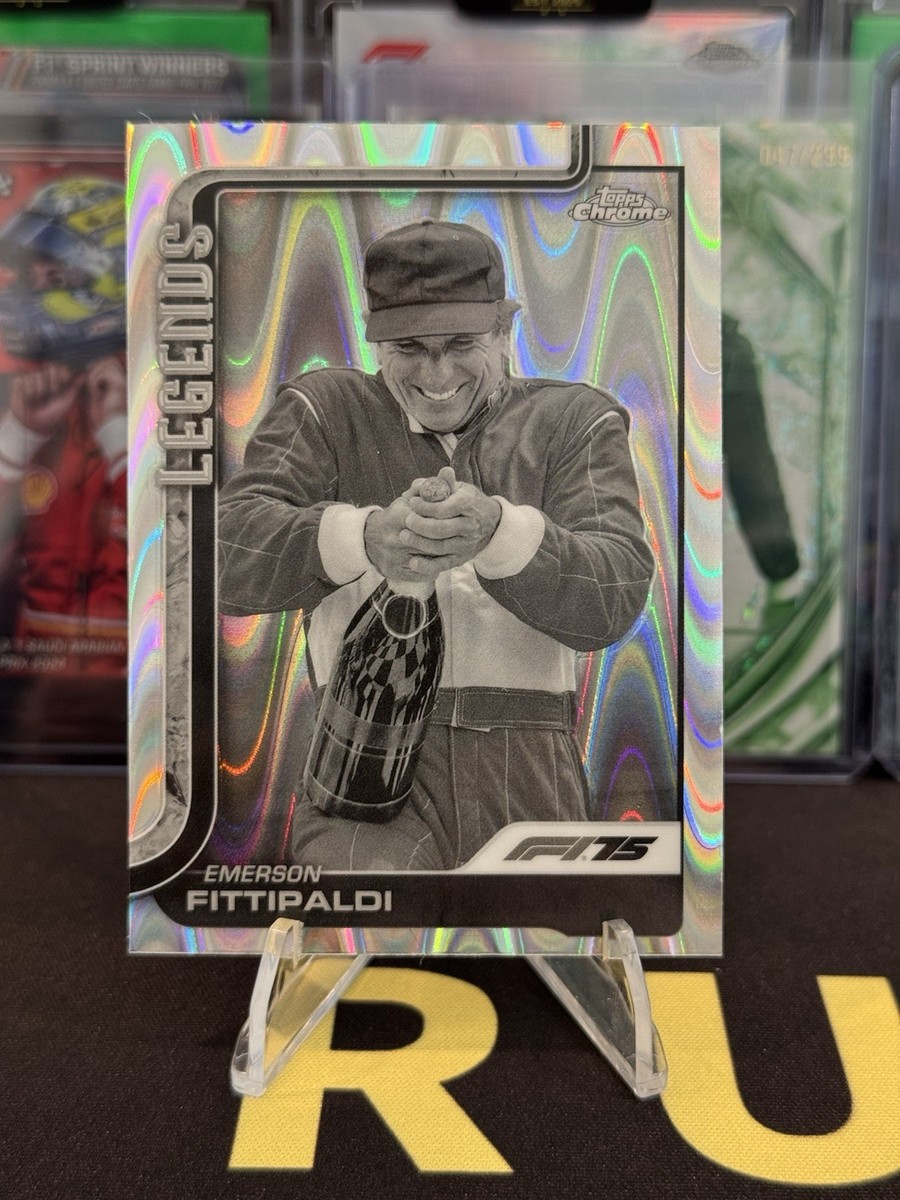 2025 Topps Chrome Formula 1 Emerson Fittipaldi Legends RayWave
