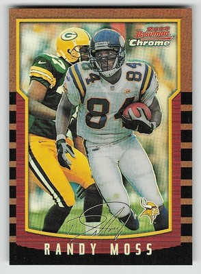 2000 Bowman Chrome Randy Moss Refractor #125 Vikings