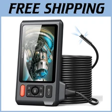 1080P Triple Lens Endoscope Camera, 50FT Cable, 5" Screen