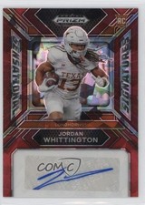 2024 Panini Prizm Draft Picks Red Ice Jordan Whittington #SS-JWN Auto 9r9