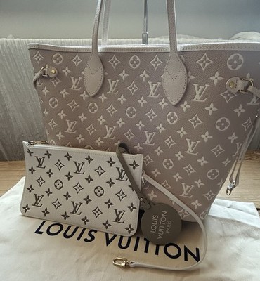 Louis Vuitton Neverfull MM Spring In The City Khaki Beige