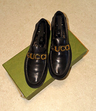 Gucci - Cara Classic Logo Moccasin Loafers - Size 39