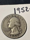 1952 D  SILVER Washington Quarter
