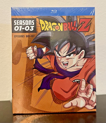 Dragon Ball Z Blu Ray Seasons 1-3 Box Set Episodes 1-107 Walmart Exclusive NEW