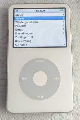 Apple iPod Classic 5. Generation (A1136) 60GB - Weiß Vintage Kompakt