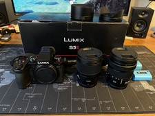 Panasonic Lumix S5 II 24.2MP Mirrorless Camera - Black (20-60mm and 50mm Lenses)