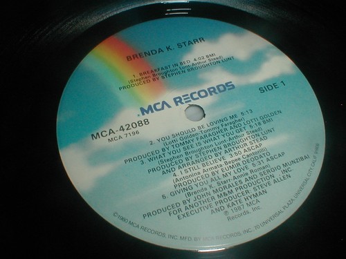 Brenda K Starr MCA LP SHRINK 1987 Female Soul Funk Synth Pop Keith Haring Art - Picture 5 of 8