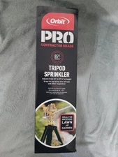 Orbit PRO Contractor Grade 56667 Zinc Impact Tripod Sprinkler 85FT Diameter NEW