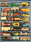 Vintage Matchbox  Die Cast Lot of 48 Cars, Trucks, Trailers Etc, with Case