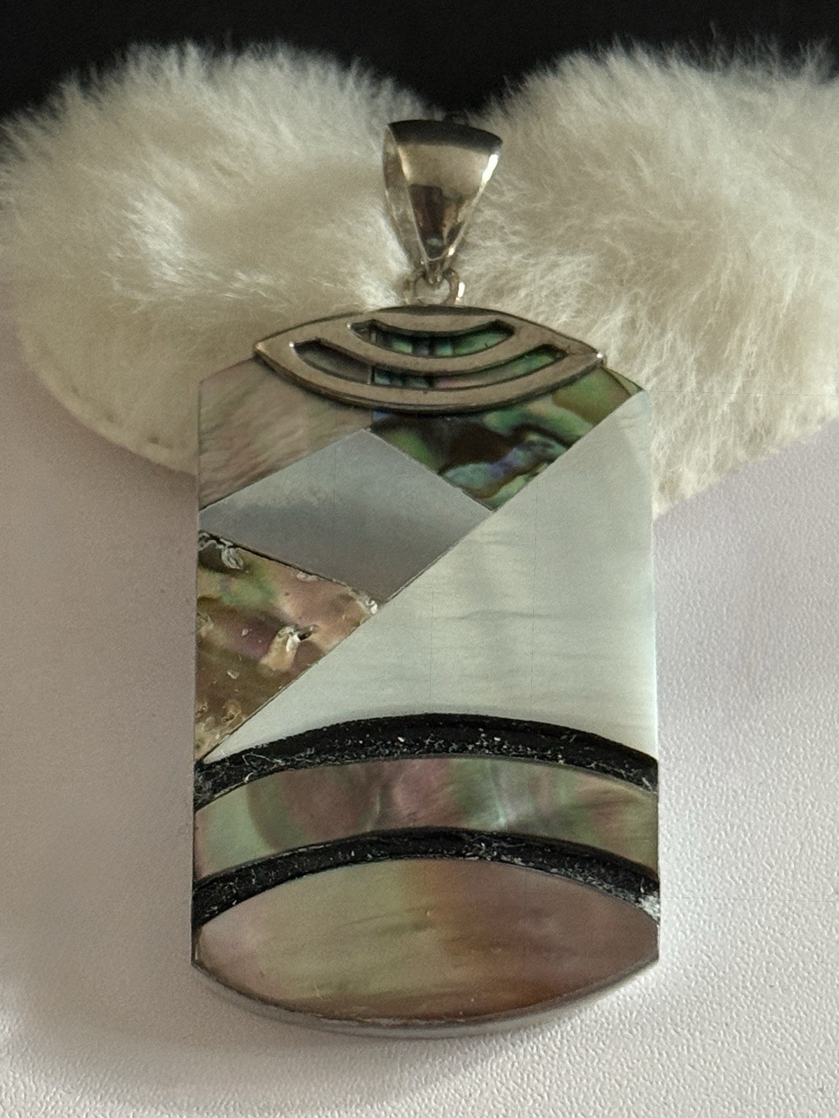 Statement Hawaii Abalone Shell Large Pendant - image 1