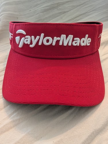 Taylormade Visor Men Tour Preferred Sldr Adjustable Red Red T14