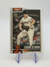2026 Topps Series 1 Carson Seymour Rookie #112 San Francisco Giants