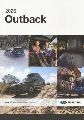 #ad #ad 2026 Subaru OUTBACK Sales Brochure Folder Premium Limited Touring amp; Wilderness $3.47