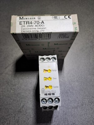 Eaton/Moeller Multifunktionsrelais ETR4-70-A, Spulenspannung 24-240V AC/DC