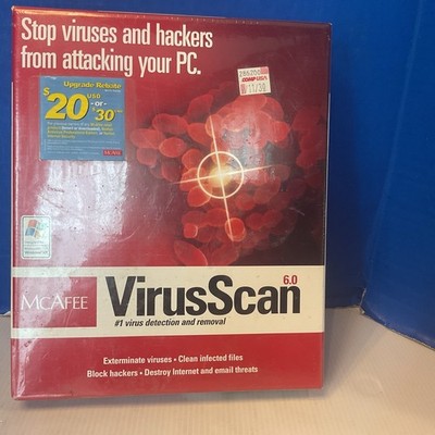 Mcafee Virus Scan Professional 6.0 2001 Vintage NEW Sealed