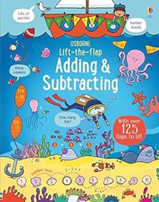 Lift-The-Flap Adding and Subtracting Hardcover Rosie Hore