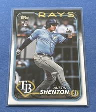 2024 Topps Update Series #US275 Austin Shenton RC Tampa Bay Rays