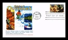 US COVER GREAT OUTDOORS BIKING FIRST DAY ISSUE PANDA CACHET