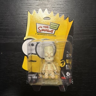 The Simpsons Qee Mania Series - 3'' GID Bart - Keychain/Action Figure - 2007 -New