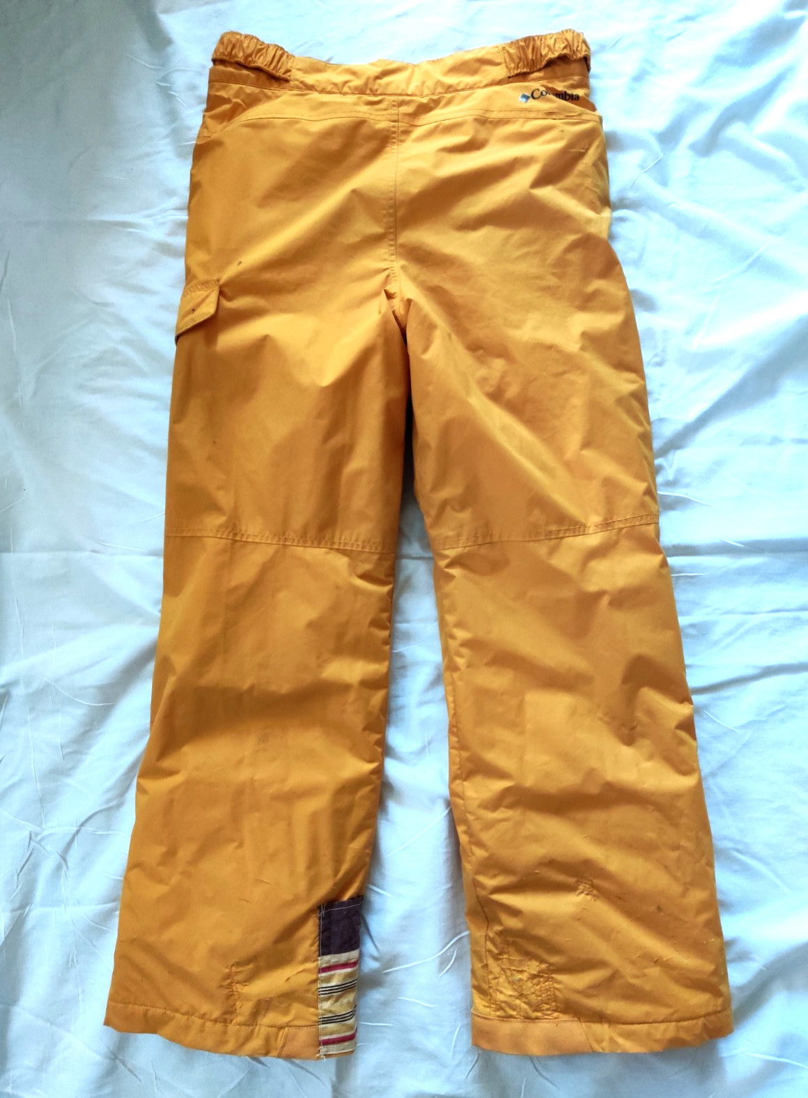 Columbia OUTGROWN Youth Snowboard Ski Pants Lined Yellow Size Large 14/16 thumbnail 3