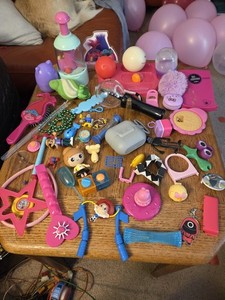 Toy Lot Junk Drawer Disney Trolls Toy Story Figures Keychains Accessories