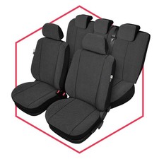 Autositzbezüge Schonbezüge Sitzbezug Set Auto Schwarz für Mazda 3 III (13-)