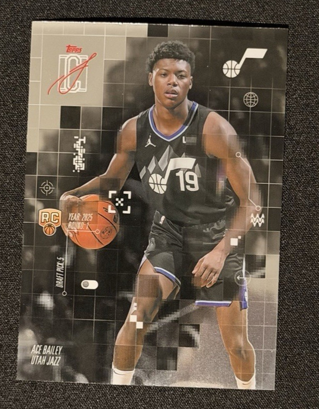 2026 Signature Class Ace Bailey Utah Jazz Rookie After Image Insert AF-5