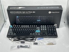 Keychron Q6 Ultra 8K Swappable RGB Backlight Banana Switch - Black NO DONGLE