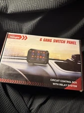 nilight 6 gang switch panel circuit control panel With Relay System