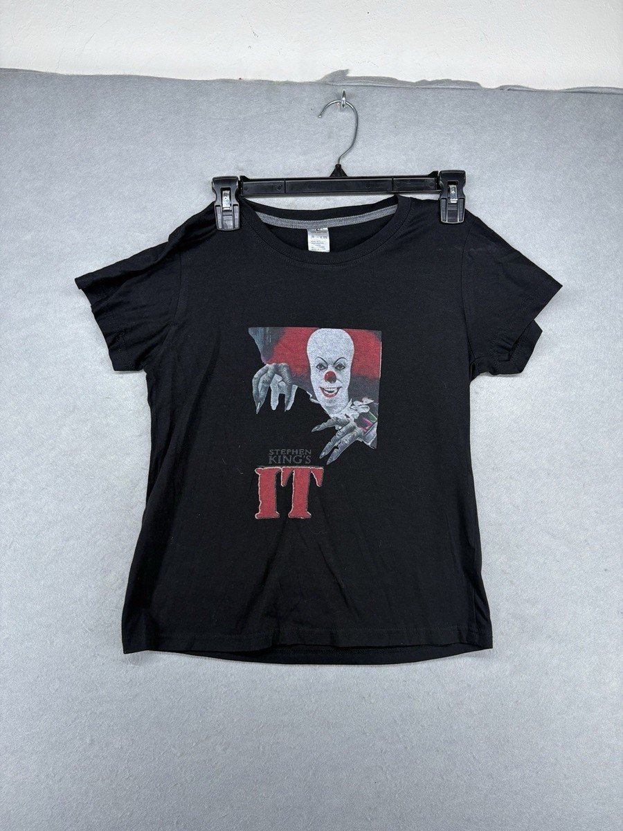 IT PENNYWISE T SHIRT TEE OFFICIAL RARE Sz S TIM CURRY 90’s STEPHEN KING HORROR