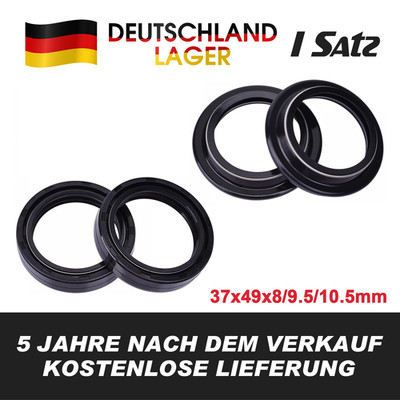 4x Gabel Simmerring Satz mit Staubkappen für Suzuki GS 500 E F U GS500 1989-2009
