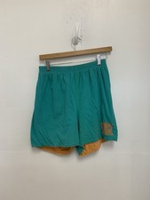 Nike Force Shorts Mens S Reversible Cotton Blue Embroidered 80s 90s Vintage