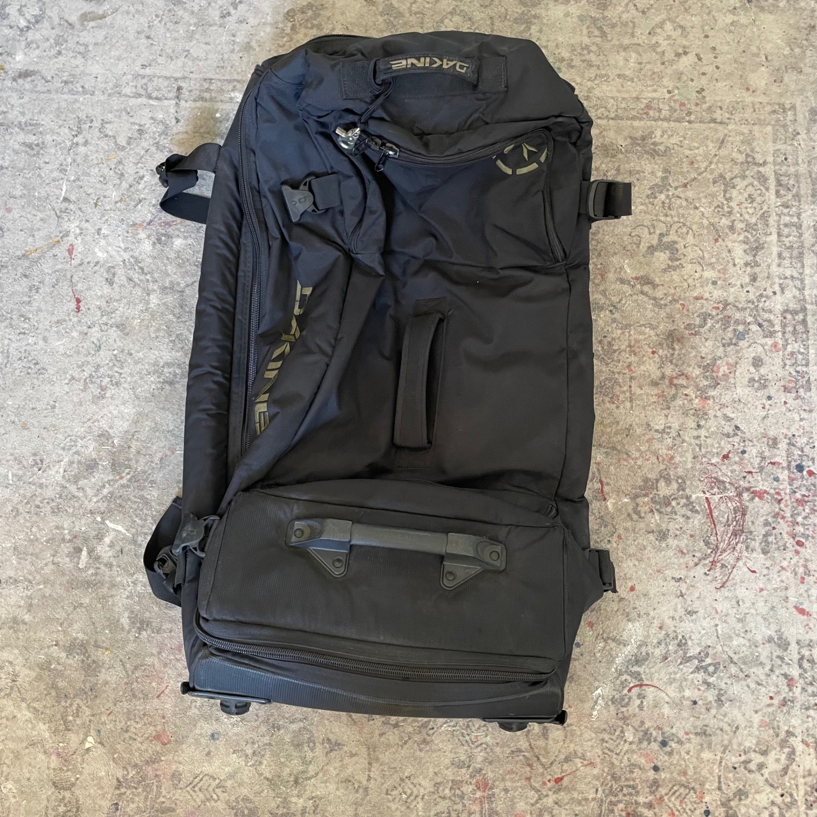 Suitcase Bag Black Olive Logo
