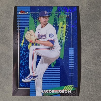 2026 Topps Finest - Jacob DeGrom Common Blue Mini Diamond /150 SP Color Match