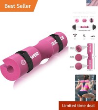 Pink Barbell Squat Pad - Neck  Shoulder Protection for Weightlifting Comfort