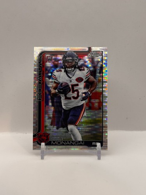 #ad #ad Kyle Monangai 2025 Topps Chrome #382 Pulsar Refractor RC $5.00