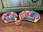 Vintage Toymax 1994 for Barbie Doll Fabric Furniture Stuffed Couch Loveseat 90’s