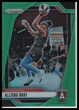 2024 Panini Prizm WNBA Allisha Gray Green Prizm #96 Atlanta Dream