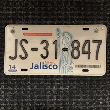 Original Auto Kennzeichen Nummernschild Mexiko 🇲🇽 Jalisco
