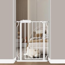 Small Narrow Baby Gate for Doorways Stairs Hallway 25-27 Inch Wide, Pressure ...