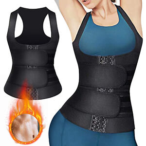 MEN Women Waist Trainer Vest Gym Slim Adjustable Sauna Sweat Belt Body Shaper US MEN Women Waist Trainer Vest Gym Slim Adjustable Sauna Sweat Belt Body Shaper US