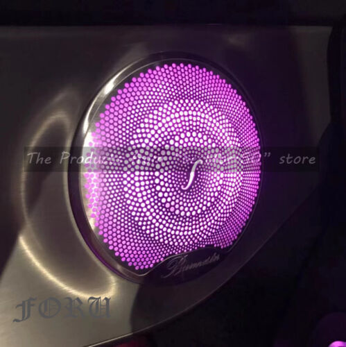 64 Colors LED Door Speaker Tweeter Cover Trim Grill Pair For Mercedes W205 Coupe - Foto 8 di 11