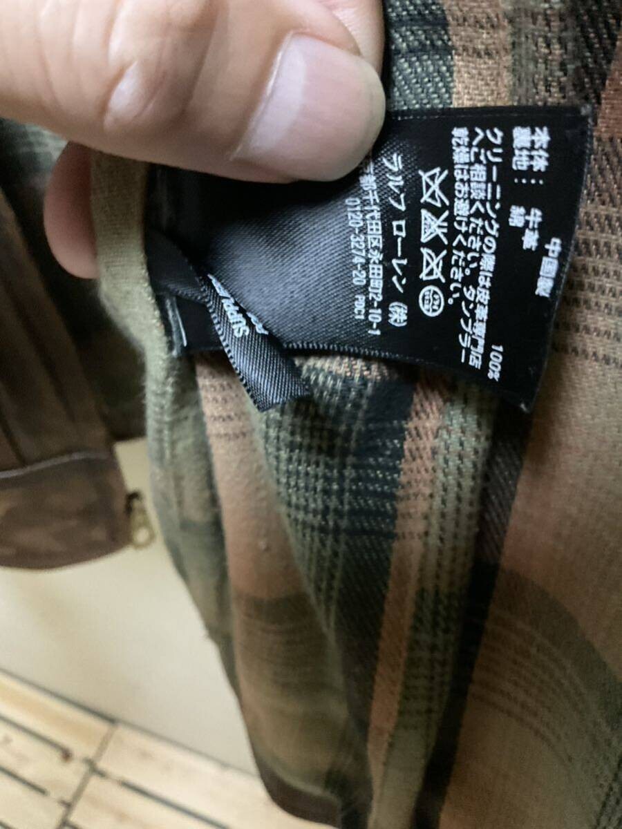 Double RL RRL Ralph Lauren Fenton Leather Jacket Jacket Size M