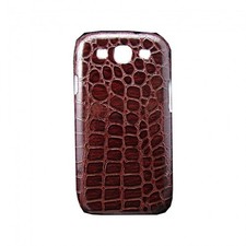 KOLAY Snake Skin Galaxy S3 Case with Screen Protector - Red