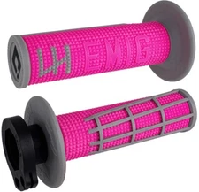 ODI Emig 2.0 V2 Lock-On Grips H36E2PG Pink / Grey MX Dirt OFF-ROAD OFFROAD Bike