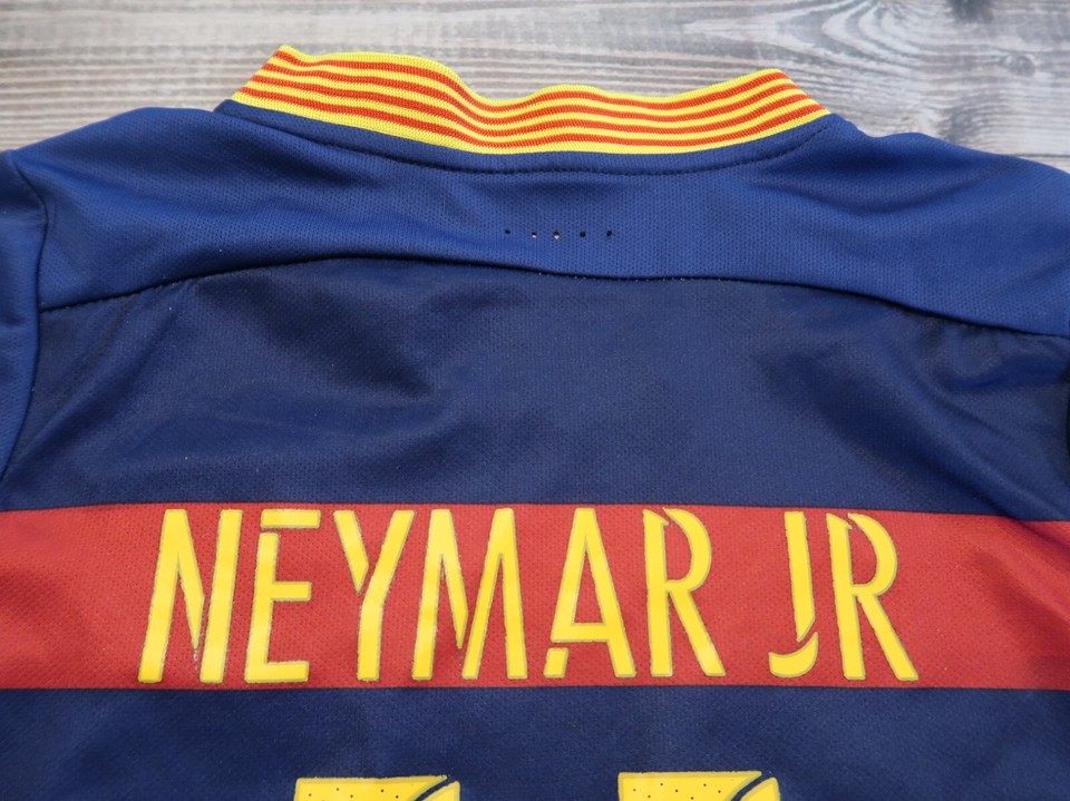 ⚽Home Football Shirt BARCELONA Neymar JR 11 Soccer Jersey 2015 2016 ...